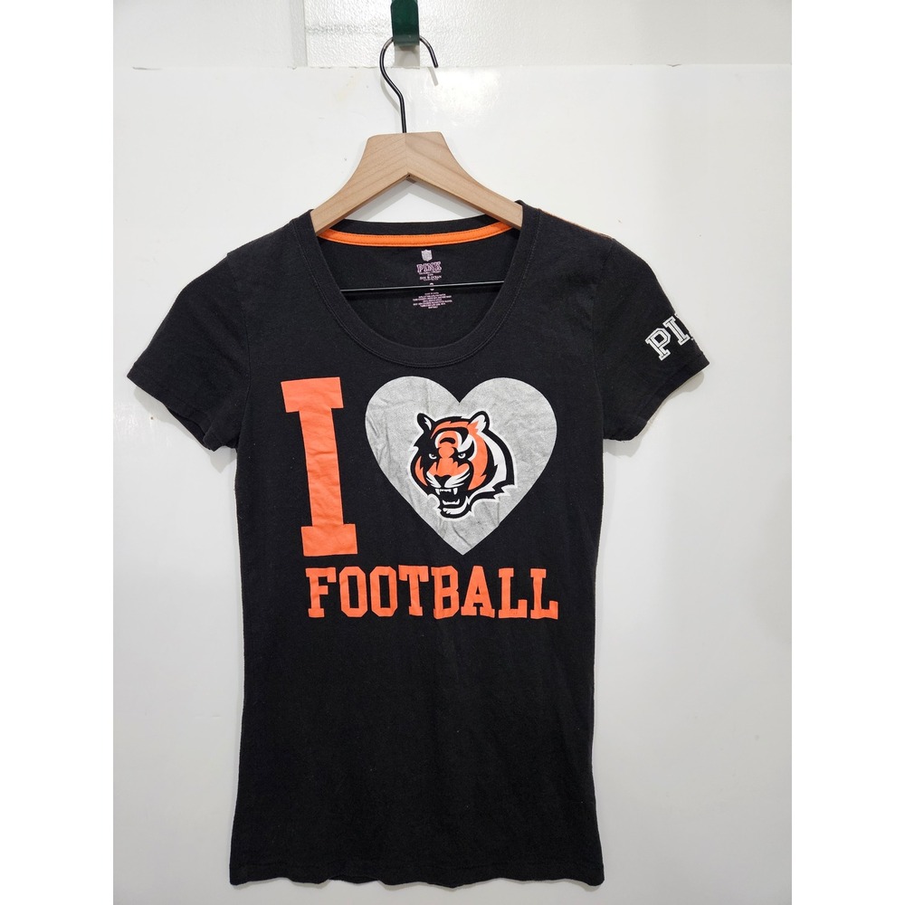 Victoria's Secret PINK Cincinnati Bengals Tee S 2011 NFL I Love Football